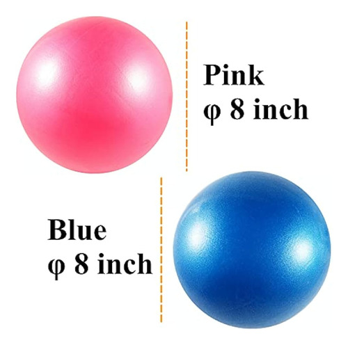 Batdiyow Kit De 2 Pelotas De Ejercicio Con Bomba