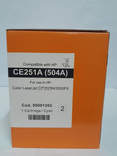 Toner Compatible Hp Ce250a Ce251a Ce252a Ce253a Para 504 20d