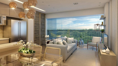 Imagem 27 de 30 de Entrega Para 2022 / Apartamentos De 1 Dormitório E 1 Vaga / No 18 Do Forte Alphaville - Ap0012