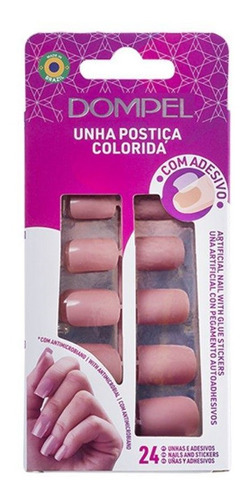 Uñas Postizas Nude Rose 24 Unidades