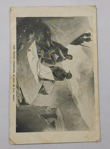 Antigua Tarjera Postal Centenario 1810 1910 San Martín (Usado)