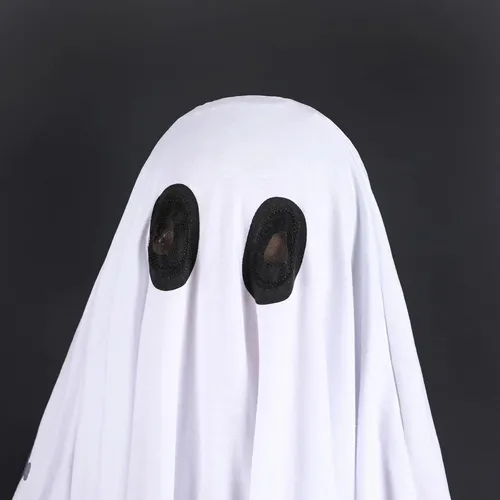 Disfraz Fantasma Niño Capa Fantasma Halloween Blanco Boo