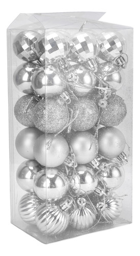 Decoración Navideña, 36 Piezas, Adornos De Bolas De Árbol Ir