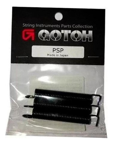 3 Molas Gotoh Power Spring Psp Para Guitarra Stratocaster Preto