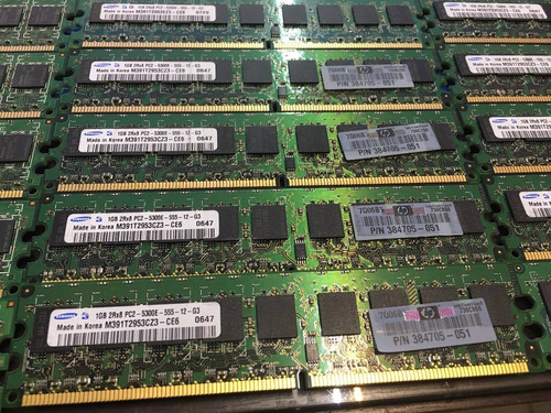 Imagem 9 de 9 de Memoria 1gb Ecc Pc2-5300e Ibm System X3350 X3250 / X3250 M2