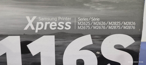 Toner Original Samsung Mltd116s M2625 2626 2825 2826 2675