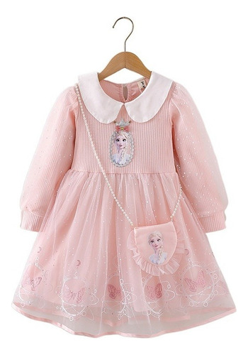 Vestido De Cumpleaños Para Niños Frozen Aisha