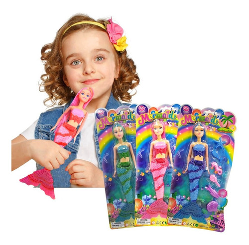 Muñeca Sirena Juguetes Accesorios Niñas Juguetería Infantil