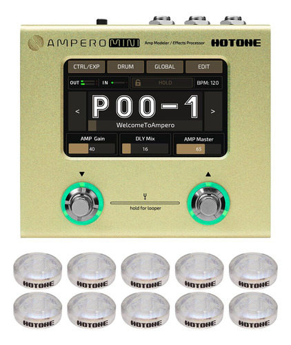 Hotone Procesador De Múltiples Efectos, Pedal De Guitarra,.