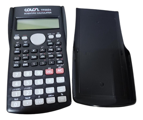 Calculadora Científica Colon Tapa 10+2 Dígitos 240 Funciones Color Negro