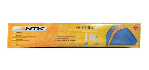 Imagem 4 de 6 de Barraca Camping Trilha Falcon 4 Pessoas Impermeável Nautika