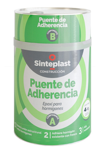 Puente De Adherencia Sinteplast Epoxi  4 Kg Uniones