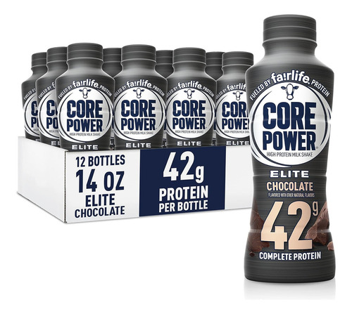Core Power Elite Vainilla Fairlife 12 Pzas Sabor Chocolate