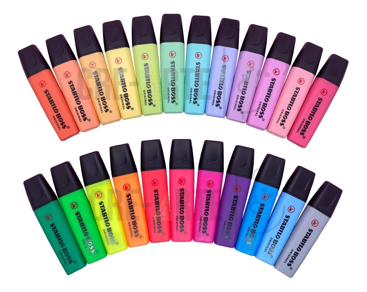 Stabilo Boss 23 Colores Marcatextos Gama Completa Colecci n CREARTETEAM stabilo-boss-23-colores-marcatextos-gama-completa-colecci-n-crearteteam