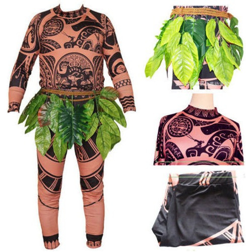 Camiseta/pantalones T Moana C Tattoo Para Adultos, Maui, Hom