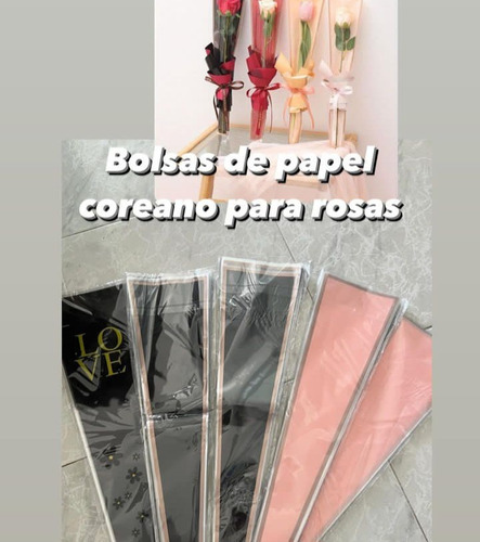 Envoltura Para Rosas , Papel Coreano