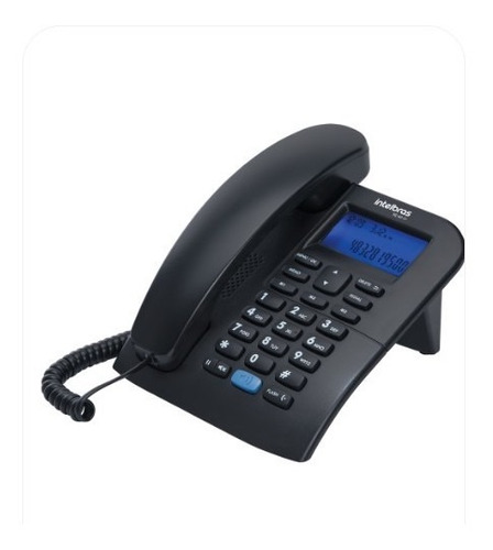 Imagem 2 de 2 de Telefone Intelbras Com Fio Tc 60 Id Preto