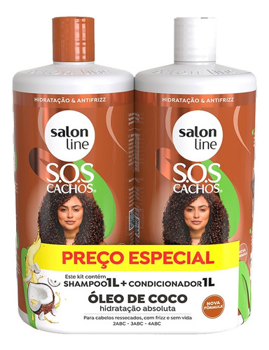 Shamp + Cond Salon Line Sos Coco Tratamento Profundo 1l