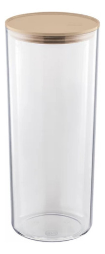 Pote Para Alimentos Hermético Uz Utilidades Uz1302-cap 2.5l Cappuccino