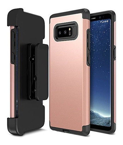 Galaxy Note 8 Case Holster Trianium Duranium Series Heavy Du