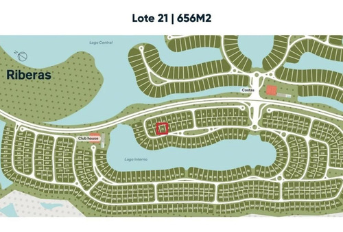 Imagen 2 de 8 de Lote De 656 M2 En Venta En El Barrio Riberas!!