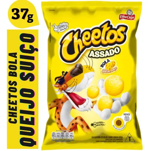 Salgadinho Cheetos Bola Queijo Suiço 37g - Cheetos - Magazine Luiza