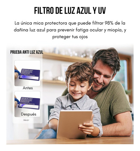 2 Micas Hidrogel Blue Light Para Honor X8a