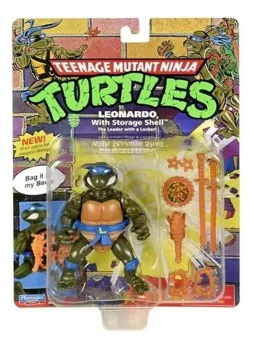 Figura Tortugas Ninjas Leonardo 10 Cm C/acc Playmates - Dgl
