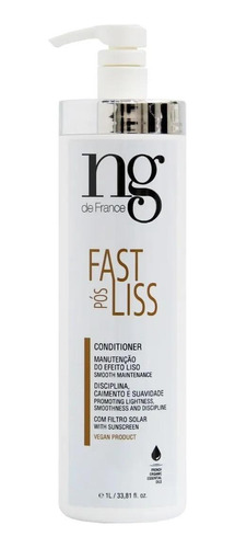 Ng De France Condicionador Pós Fast Liss 1litro -vegan