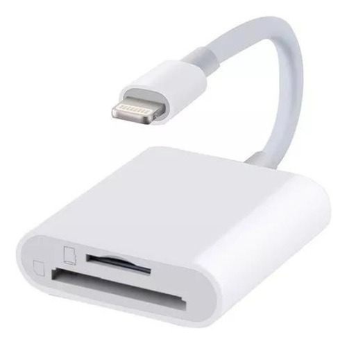 Adaptador Leitor iPhone Lightning Cartão De Memoria Micro Sd