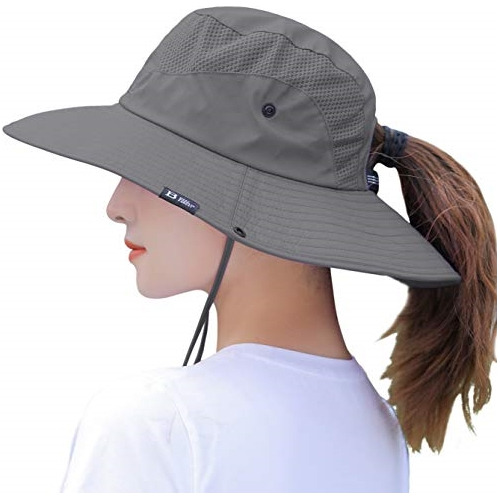 Sombrero De Verano Para Mujer Talla Única Gris