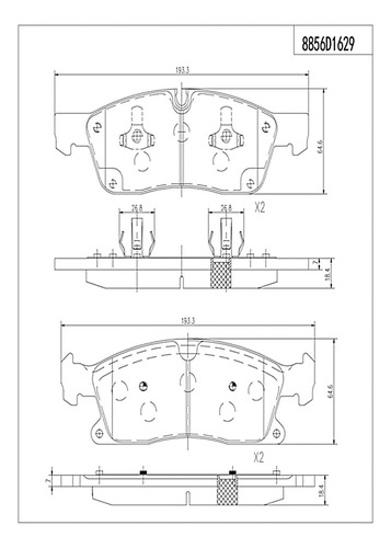 Jgo Completo Balatas Uso Severo Ml350 V6 3.0l 12 Al 14