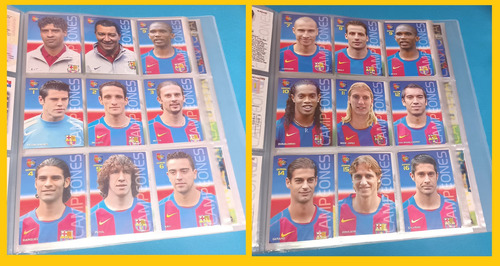 Barcelona Campeon 124 Tarjetas Diferentes Ronaldinho (Usado)