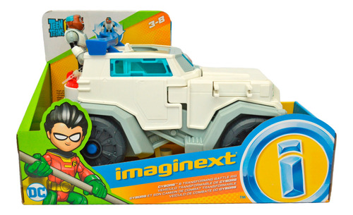 Camion Combate Transformable Cyborg Teen Titans Go Imaginext
