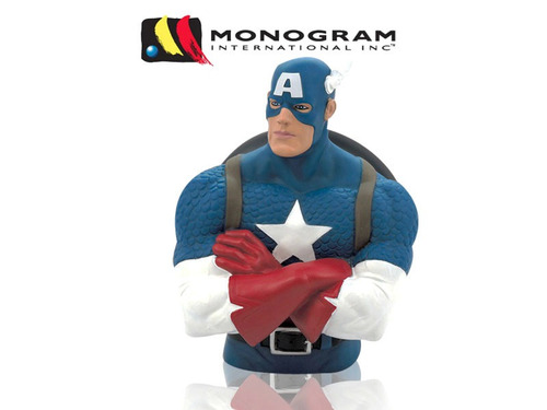 Alcancia Capitan America Monogram Marvel Avengers Bustbank
