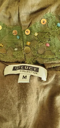 Blusa Modal Hindú Bordada Para Dama. Tm/l.