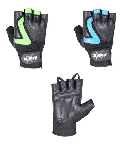 Guantes Mitones Xfit Para Gimnasio Gym Pesas Ejercicios M-xl