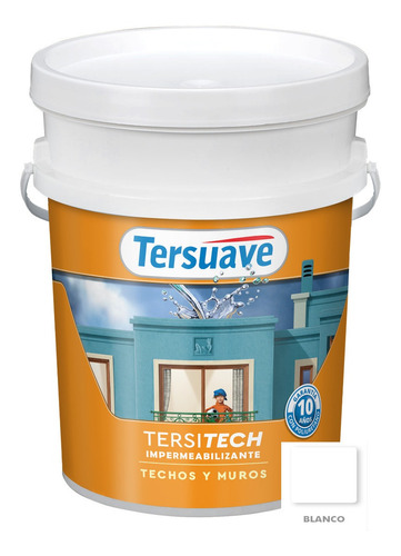 Tersitech Techos Y Muros Impermeable 10kg - Davinci 