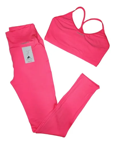 Conjunto Emilia Top Puños Y Calza Con Recorte - Aerofit Sw