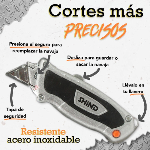 Cutter Utility Knife Retractable Pocket Multiusos 12744