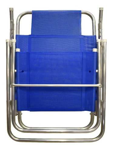 Imagen 7 de 9 de Reposera Aluminio Reforzada Super Ancha 5 Pos - Disentino®