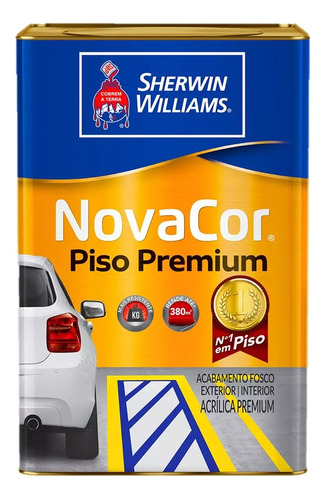 Tinta Piso Premium Novacor Sherwin Williams  18l Cores