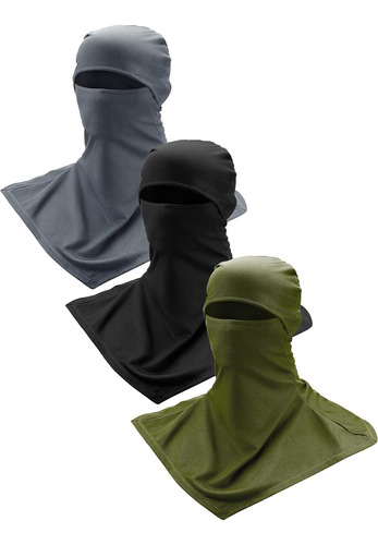 3 Piece Balaclava Face Cover Sun Protection Neck Cover