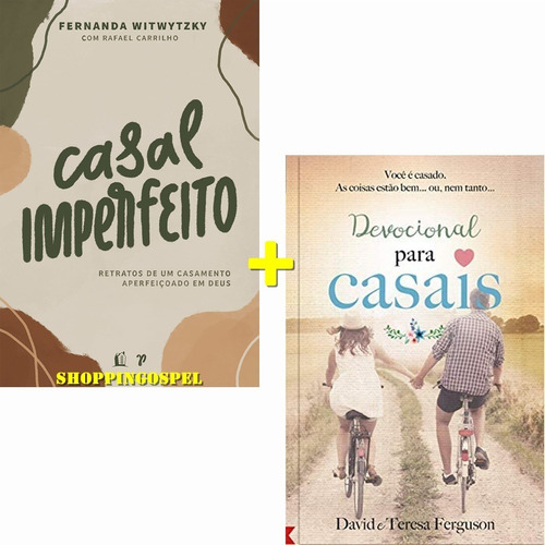 Kit Casal Imperfeito + Devocional Para Casais