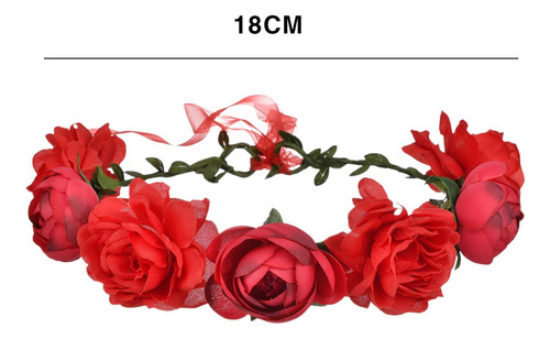 Diadema De Flores Corona De Flores Para El Cabello Diadema