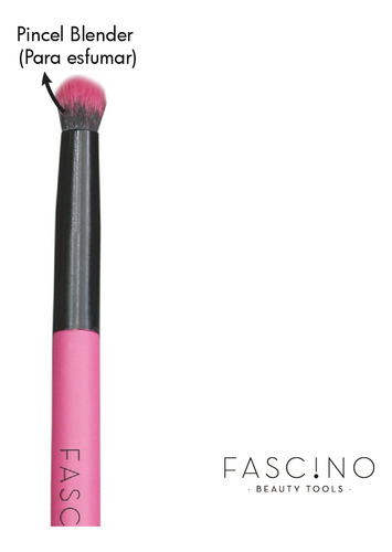 Imagen 5 de 8 de Set 3 Brochas Y Pinceles Make Up Crueltyfree+ Pouch Fascino
