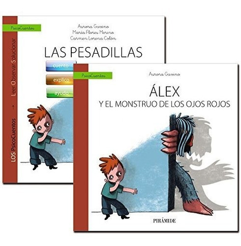 Guia  Las pesadillas + Cuento  Alex y el monstruo de los ojos rojos, de Aurora Gavino Lazaro., vol. N/A. Editorial Ediciones Pirámide, tapa blanda en español, 2015