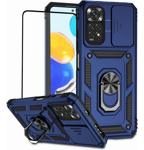 Funda Para Xiaomi Redmi + Mica Template Crystal Protector