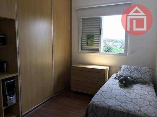 Apartamento Com 3 Dormitórios À Venda, 78 M² Por R$ 400.000,00 - Residencial Das Ilhas - Bragança Paulista/sp - Ap0677