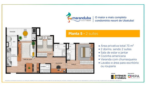 Imagem 25 de 29 de Residencial Maranduba Beach Resort - Ubatuba/sp